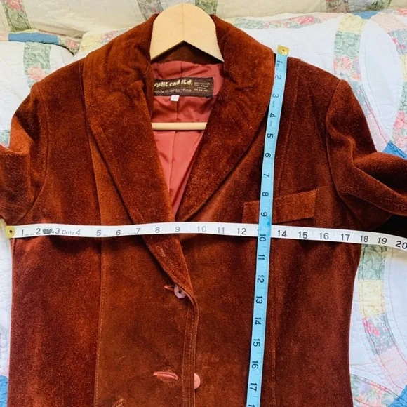 Vintage Suede Blazer Jacket - Picture 8 of 11